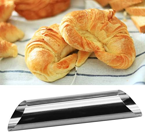 Doitool 4pcs aço inoxidável em forma de aço cilíndrico Croissant fabrica