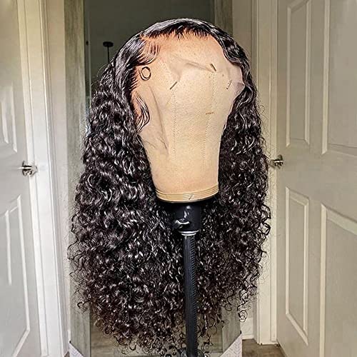 Apursão !!!! Último estoque !!! Kinky Curly HD Transparente Lace Frontal Wig para Mulheres Negras 13x4 Lace Fronteiro Sem Glueless Virgem Virgem Virgem Brasileira Curada