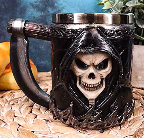 EBROS GUEST Death Death Grim Reaper Coffee Caneca com foice