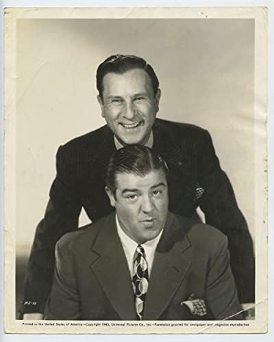 Abbot e Costello Filme Photo Original Vintage 1943 Universal Pictures Publicidade
