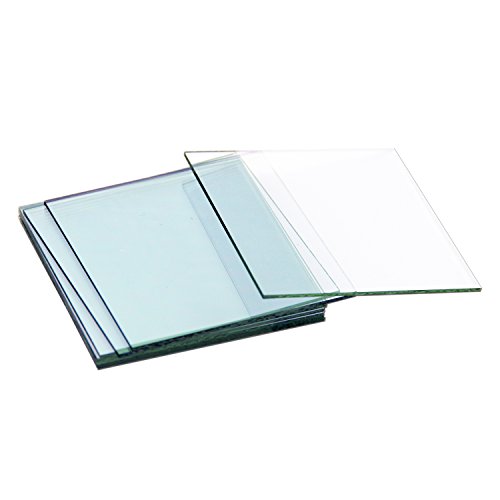Huanyu 10pcs ITO Condutor Condive Coated Glass para uso de laboratório 60x60x1.1mm, 6 ohm/sq