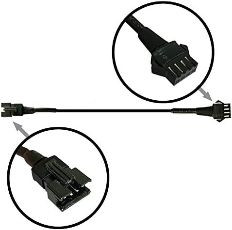 Lylla 4 PCS 90cm de cabo de fio de fio conjunto de cabos para LED Light Light Multi-Color Neon Strip