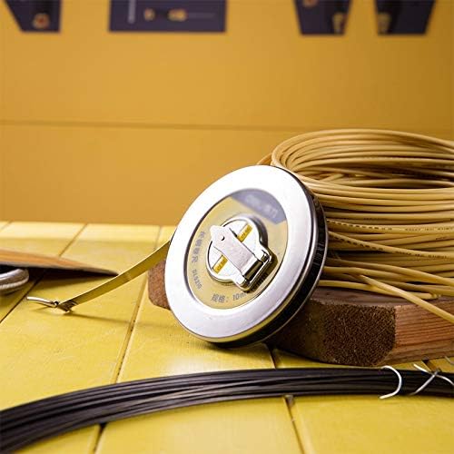 Uxzdx 10/20/30/50m disco de mão régua flexível de medição de fibra de fibra de fita de fita de fita para medição de engenharia