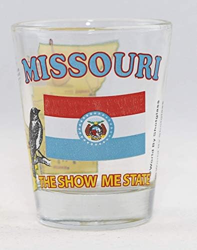 Missouri Show Me State All-American Collection Shot Glass