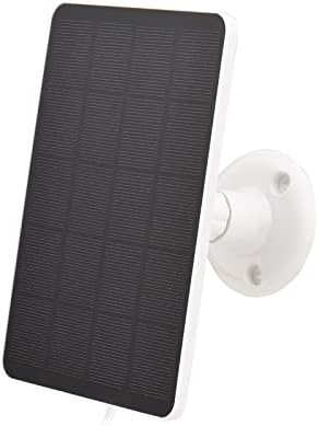 Karlak 4W 5W Painel solar para câmera Solar Power R com cabo de 10 pés DIY DIY Painel solar de parede externo ajustável