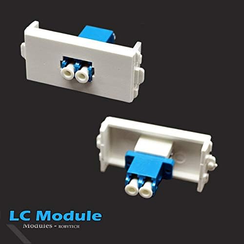 Placa de parede com 2x xlr masculino + lc keystone modular conectores de jactancas de áudio soquete branco placas