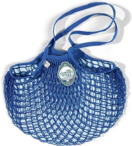 Filt French Let Market Bag Set de 2 | Médio - azul brilhante