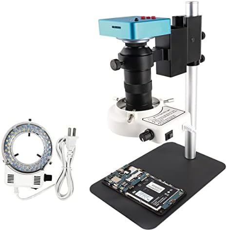 Microscópio de laboratório Microscópio 28pcs LED LIGHT AJUSTA ANDA ANELA INCENDIDA DE INCENDIDA DE INCENDIDA DE INCENDIDA