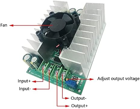 Módulo de adversidade do deputado de 500w dc-dc, 12-75V a 12-50V