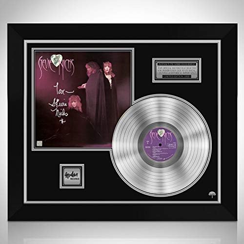 Raro-t Stevie Nicks The Wild Heart Limited Signature Edition Studio Licenciado Platinum LP Custom Frame