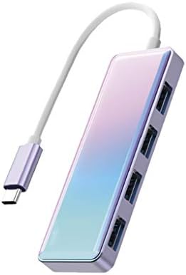 Houkai USB 3.0 gradiente espelho de cor de cor de espaseiro TIPEC Expansão externa de notebook Expansão do hub USP