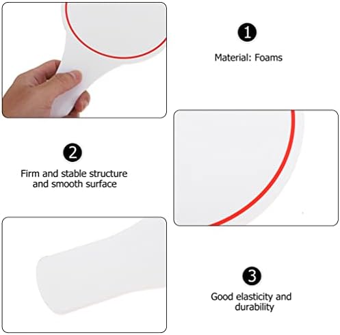 StoBok Dry Erase Board Decar Decar placa redonda redonda a seca Resposta Paddle Paddle portátil Resposta rápida Placa