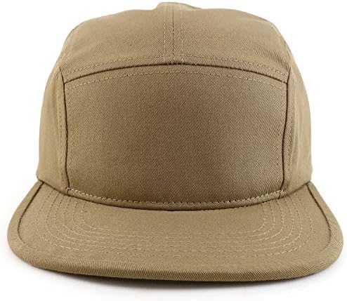 Trendy Apparel Shop XXL de grandes dimensões de 5 painéis de algodão Bicycle Rider Cap