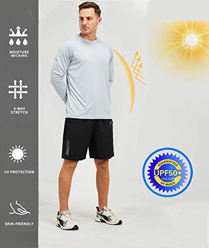 Camisas de manga comprida mas mensagens UPF 50+ UV Proteção solar camisa externa seca rápida para pescar caminhadas