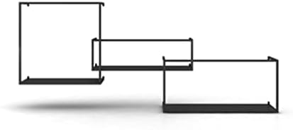 Prateleira de parede eyhlkm parede de ferro forjado parede de parede pendurada na estante de estante de estante de decoração