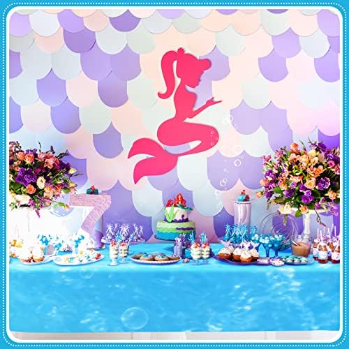 Nezyo Bubble Waves Prinha aquática Toleta de mesa Toinha oceano Party para festas marítimas decoração de praia piscina