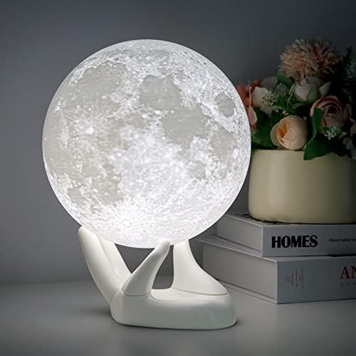 Lâmpada da lua de Brightworld, 3D Imprimir Luz da Lua de 4,7 polegadas Luz noturna para crianças Presente para meninas