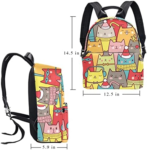 Mochila VBFOFBV para mulheres Laptop de laptop Backpack Bolsa casual, cacto colorido Suculentas Tropical Modern