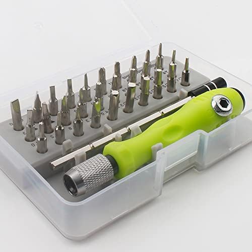 Conjunto de chaves de fenda mini mini -fenda AkSBTEC, 32 em 1 conjunto de chave de fenda de 32 em 1, kit de chave de fenda magnética,