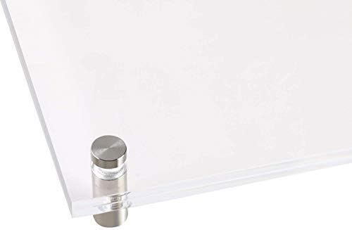 Parafusos de standing de cabide Magicool para montagem de parede hardware de moldura de quadro de acrílico 1/2 x 1 pregos de acabamento