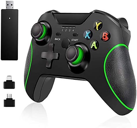 Controlador sem fio para o Xbox One, 2,4 GHz Wireless Game Controller compatível com Xbox One S/X/Elite, PS3, PC Windows 7/8/10,