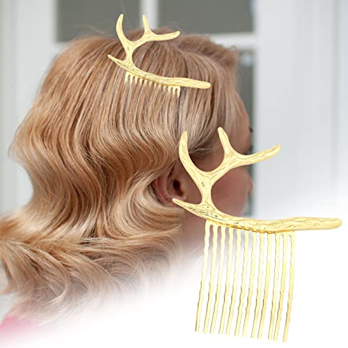 Hair Clip Barrette Golds Ouro Cleeiro lateral do veado Cabelo de cabelo de cabelo de Natal Cilpas de cabelo pinos