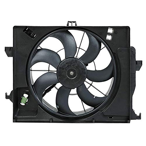 Ventilador de resfriamento rareelétrico compatível com Hyundai Velososter 2012-2017 pelo número da peça 25380-1R050