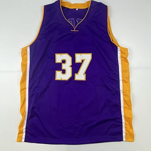 Autografado/assinado Ron Artest Los Angeles La Purple Basketball Jersey PSA/DNA COA