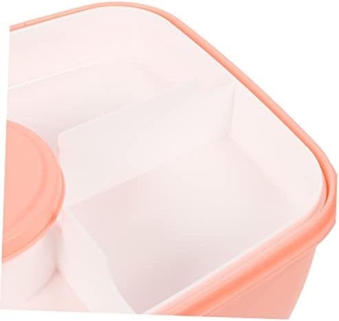 Bestonzon 4pcs caixa de salada dividida recipientes para alimentos para adultos bento caixa de lanche contêiner almoço de recipientes