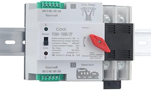 Murve YCQ4-100R/2P 220V Dual Power Fase Din Rail ATS ATS Transferência Electrical Switches ININTERRUPTADOS