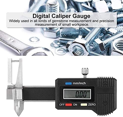 Ferramenta de medição de gooffy, micro exibição digital eletrônica Triple Use a espessura da régua medindo medidor de pinça 0 ~ 25mm micrômetro