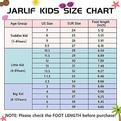 Jarlif Kids Athletic Tenlic Tennis Running Sapath Sport Sport Sport Air Gym Jogging Sneakers for Boys & Girls