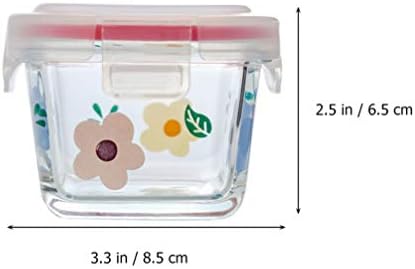 Gavetas de armazenamento de cabilock recipientes de lanche de vidro recipientes de alimentos selados para armazenamento de alimentos recipientes de vedação