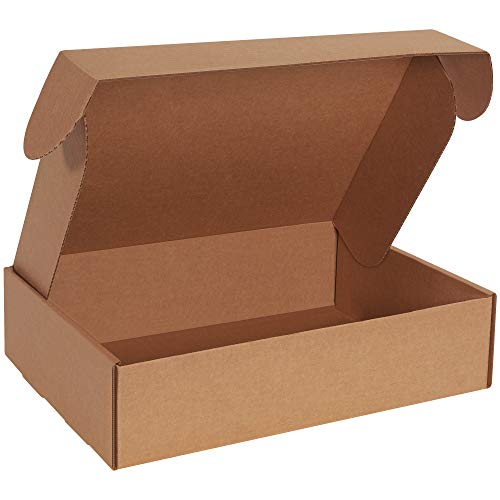 Deluxe Literature Mailers, 24 x 18 x 6 , Kraft, 25/pacote