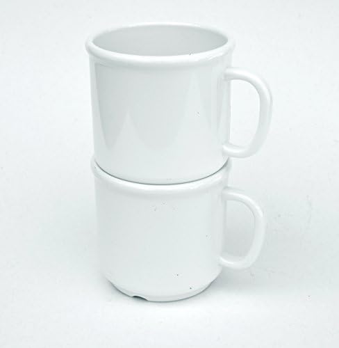 Conjunto de embalagens de 6 - San Plastic - caneca de bebida quente, branca - 10 onças