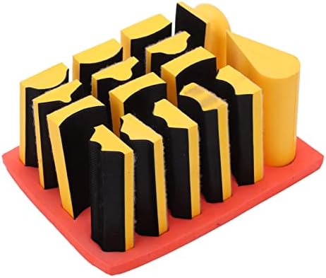 Conjunto de blocos de lixamento, 16pcs Bloco de polimento leve de mão fina de mão -de -obra Multifuncional para processamento