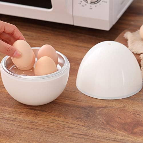 Caldeira de ovo, panela de ovo para microondas, capacidade de ovo Microondas Poente de ovo para ovos cozidos, ovos a vapor