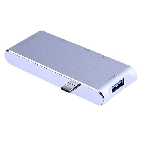 5 em 1 tipo C USB 3.1 para USB 3.0+ 2 USB 2.0 Hub+ 3.0 SD/TF Reader+ Porta de carregamento PD Tipo C para MacBook