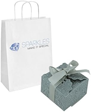 Sparkles tornam-o especial de 100 pcs de fita pequena a favor de caixas de doces de presente de casas Caixas de doces