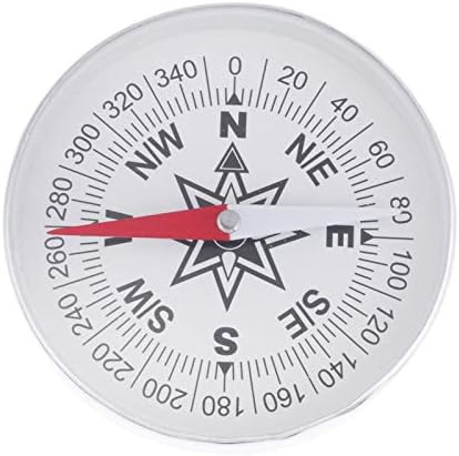 Moumi Metal Survival Compass à prova d'água Ferramenta de emergência para montanhismo de passeio de passeio de passeio de