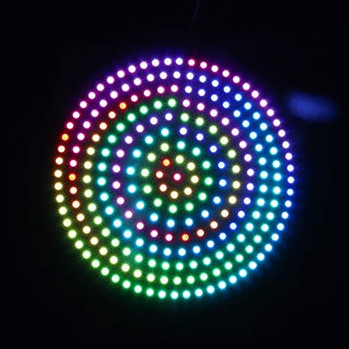 Wesiri 241 LEDS 9 RINGS WS2812B 5050 RGB LUBLE DE RING LED LUBLE