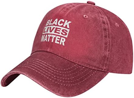 Black Lives Matter Baseball Cap lavatório Capas de pesca ajustáveis ​​Capas de pesca do homem do homem