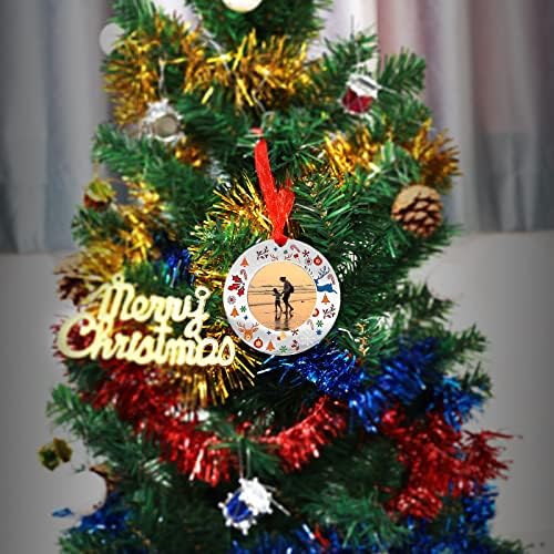 Ornamentos de árvore de Natal decoração de casa férias de natal lembrança de presente de natal decorações pingentes de telas podem