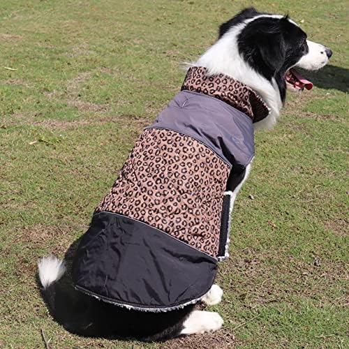 Roupas de estimação para cães grandes fêmeas refletidas no casaco de estimação de estimação de animais de estimação para cachorro