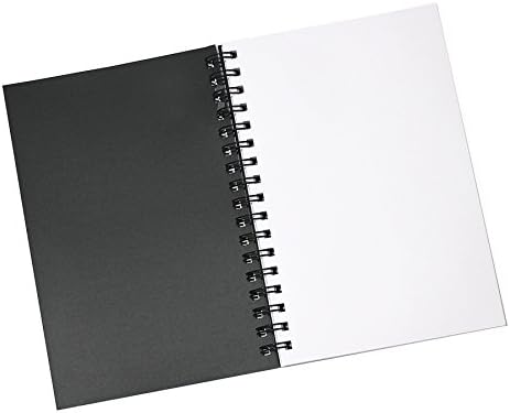 Livro de desenho de capa de poli ucreate, peso pesado, 9 x 6, 75 folhas