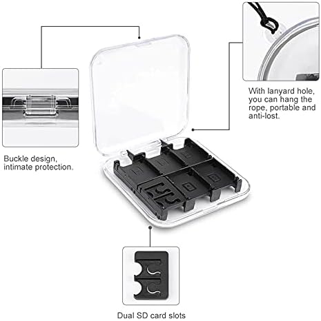 Caixa de armazenamento de cartas de jogo de jogo de sapo alegre caixa de protetora de proteção rígida para nintendo switch