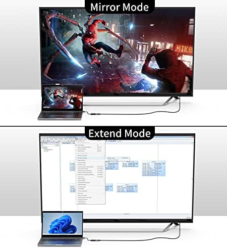 Loryi Mini DisplayPort para adaptador HDMI, Mini DP para HDMI Adaptador 4K@30Hz, Compatível para Thunderbolt 2, MacBook Pro, MacBook Air, Mac mini, Microsoft Surface Pro 3/4, Monitor, Projector e Mais