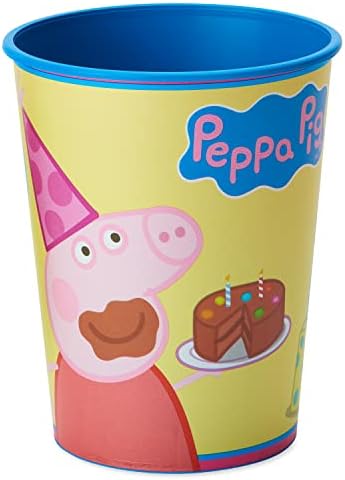 American Greetings Peppa Pig Party Supplies 16 oz. Copo de festa de plástico, 12 acusações
