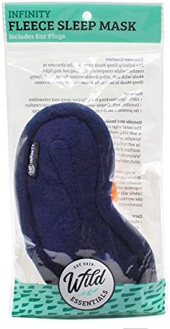 Wild Essentials Infinity Fleece Luxury Sleep Mask - Blue da Marinha Francesa