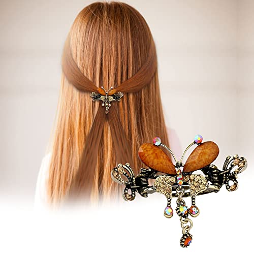 Butterfly Hair Clip Acessórios para cabelos femininos Alloy Metal Metal Hold Clip Gift for Women Hair Decor